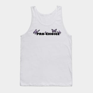 Pro choice and butterflies Tank Top